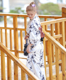 【日本即日発送】浴衣 伝統式浴衣 浴衣セット兵児帯 花火大会 花火大会 夏祭り 水彩スタイル コーデ YKT-YBS-007