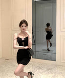 ミニドレスキャバドレスキャミワンピ谷間見せセクシーナイトクラブチュール指名パーティー WQ2-ZED885615DXH238B