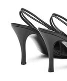 【3色】ハイヒール パンプス スリッパ デニム 美脚効果 歩きやすい 流行り party 8.5cm 百掛け ヒール 靴 WQ5-KLL001