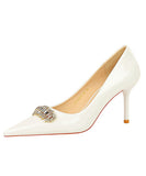 【4色】ハイヒール セクシー 通勤 ナイトクラブ キャバクラ  YH5-BIG-9283-AK31