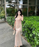 ロングドレスベアトップセクシーチュールエレガントマーメイドドレスナイトクラブ WQ2-DD4773