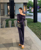 【2点セット】 ロングドレス キャバドレス セクシー セットアップ フレンチスタイル ドレープネック 上品 スリムフィット ミディスカート  LW2-ZED883415DXH502