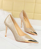 【5色】エレガントハイヒール 花柄セクシー美足効果 ナイトクラブ コーデ万能 OL　WQ5-DS9318-10