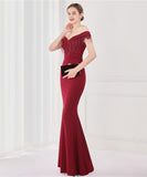 【6色】ロングドレス 新作 宴会 気質 高品質 披露宴 脚長効果 YH2-YEY19130#