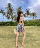 2色3点式セットホルターネック水着ビキニワンピースセクシーモノキニ温泉ビーチ海 WQ7-YQ-HH6X84THLL