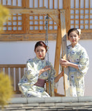 新作 かわいい 親子浴衣 子供 大人 スウィート フラワー 浴衣 花火大会 XH6-202409