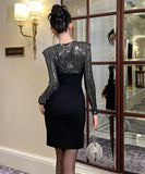 2色 キラキラ 手作り セクシー ミニドレス キャバドレス 高品質 おしゃれ YH2-JY50656