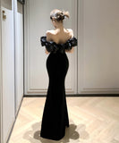 ロングドレス オフショルダー ベロア エレガント スタイリッシュ スリムフィット パーティー イベント JC2-ZED882614DXH437A