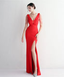 【6色】ロングドレス セクシー 着痩せ 高級感 気質 誕生日 宴会 YH2-YEY19631#