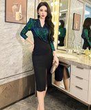 キラキラ 手作り セクシー ロングドレス 高品質 おしゃれ YH2-JY30757