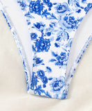 ビキニ水着花柄セクシー旅行ビーチ海モノキニタンキニ WQ7-XHL2559