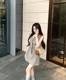 Lady's coco ミニドレス キャバドレス セクシー キラボシ レトロ ウエストシェイプ デート LW2-XKDZD335A-3105-Sep21