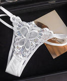 Tバック 3点セット セクシー シースルー レースショーツ ローライズ キラキラ ランジェリー 露出  LW9-RS549#