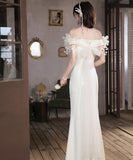 ナイトドレス 宴会 ロングドレス 立体花 エレガント 誕生日 披露宴 YH2-MBYD11509318477