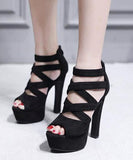 2色 新作 ハイヒール サンダル 脚長効果 FASHION YH5-XL-QJZ-0083-F