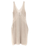 【2色】サンドレス ロングドレス 谷間見せ Vネックおしゃれ クロシェ編み hot girl WQ2-SSSM-W26993