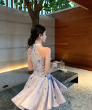 ミニドレス キャバドレス 春新作 気質 セクシー おしゃれ ノースリーブ YH2-DD6466