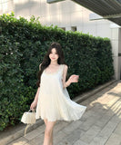 ミニドレスAラインレース着痩せ気質大人可愛いセクシー気質高級感同伴 WQ2-XKD-D355-6893-May18