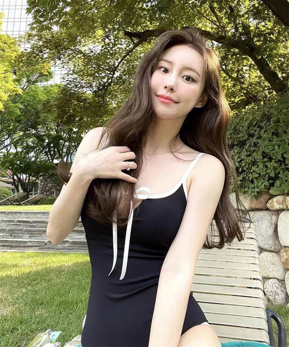 水着ビキニタンキニモノキニリボンセクシーSNS話題体型カバー温泉ビーチ海 WQ7-XYX-Q9126