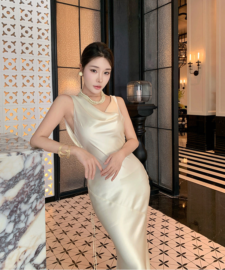 未使用品✨インポートロングドレス Mのみ即納][instock]【RANS】ロング/ドレス/ワンピース/ブラック