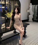 Lady's coco ミニドレス キャバドレス セクシー レース カットアウト タイトミニワンピース 長袖 ウエストマーク ボディコン デート LW2-DD5916