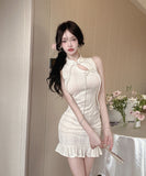 【3色】ミニドレス キャバドレス 気質 肌見せ 大人可愛い YH2-DD6405