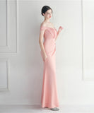 【7色】ロングドレス セクシー 新作 高品質 肌見せ気質 演奏会 宴会 YH2-YEY19725#