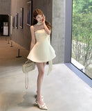 ミニドレス キャバドレス  セクシー エレガント 上品 チューブトップ パーティー 二次会 結婚式のお呼ばれ JC2-XKDHS-109-8365-Sep11