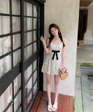 ミニドレスAラインキャバドレスレースリボンハット柄セクシーキャバドレス通勤同伴大人可愛い WQ2-ZED883334DXH502