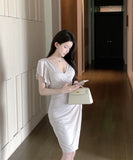 ミニドレス キャバドレス キャミワンピ セクシー スリムワンピース ライラックアプリコット エラスティック 大人女性 優雅 デート JC2-XKDD318A-6327-Aug23