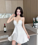 【3色】ミニドレス ダイアモンド キャバドレス 谷間見せ party YH2-DD5775