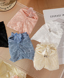 【5色】 下着 Tバック セクシー レース リボン シースルー  かわいい  抗菌加工 体温変色 レディース LW8-RS2268#