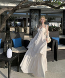 ロングドレス キャバドレス ピュアセクシー 上下2点セット 海辺リゾート 写真映え エーテル感 キレイめ JC2-XKDD337B-3868-Aug18