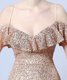 【7色】ロングドレス 高品質 キラキラ ナイトドレス 宴会 エレガント YH2-YEY18015#