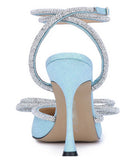 【5色】ハイヒール パンプス ダイヤモンド キラキラ スリッパ 美脚効果 歩きやすい 流行り party 8.5cm 百掛け ヒール 靴 WQ5-KLL885-6