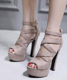 2色 新作 ハイヒール サンダル 脚長効果 FASHION YH5-XL-QJZ-0083-F