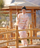 ゆかた 新作 かわいい 浴衣 キュート 大人 スウィート フラワー 花火大会　XH6-202402