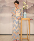ゆかた 新作 かわいい 浴衣 キュート 大人 スウィート フラワー 花火大会　XH6-202403