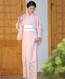 レース ゆかた 新作 かわいい 浴衣 キュート 大人 スウィート フラワー 花火大会　XH6-202401