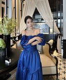 Lady's coco ロングドレス キャバドレス セクシー フレンチ ストラップレス オフショルダー 上品 高見え パーティー 結婚式 二次会 LW2-CD6-157-82710650