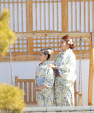 新作 かわいい 親子浴衣 子供 大人 スウィート フラワー 浴衣 花火大会 XH6-202409