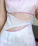 膝丈ドレス キャバドレス チャイナドレス party 女性魅力 セクシー 肌見せ YH2-ZED889728GT347