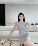 手作り ミニドレス ツイードドレス セレブ風 セクシー 高級感 デートディナー 誕生会ドレス WQ2-ZED882087DXH437