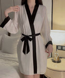 2色 かわいい 少女 セクシー 蝶結び パジャマ ルームウェア YH8-GR3921