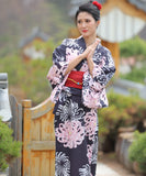 新作 かわいい 浴衣 キュート 大人 スウィート 菊花模様 浴衣 花火大会 YH6-202413