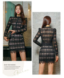 ミニドレス キャバドレス セクシー 上下セット レーストップス ハイウエストタイトスカート オフィスカジュアル 大人の女性 気品エレガント JC2-ZED887925A71