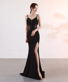 【6色】ロングドレス セクシー 谷間見せ party 気質 エレガント 宴会 YH2-YEY1536#