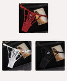 3点セット Tバック レース ショーツ セクシー 紐パン ローライズ 露出  LW9-RS572#