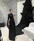 【2色】ロングドレス  マキシドレス イブニングドレス セクシー 上品 エレガント ハイネック パーティー レセプション JC2-CD1-119-99610780