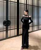 Lady's coco ロングドレス キャバドレス セクシー ボディコン マーメイドドレス 結婚式 二次会 披露宴 パーティー 上品 LW2-CD7-238-86960550